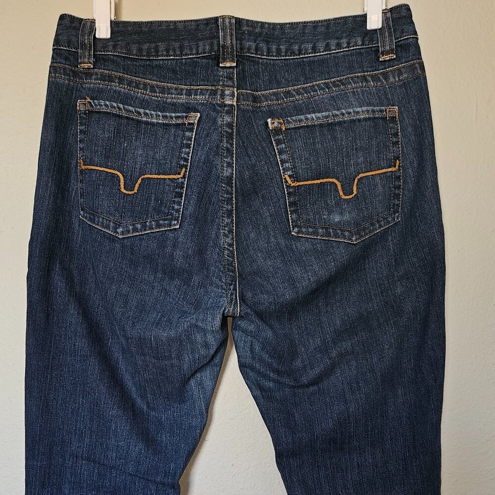 Kimes Ranch Betty Mid Rise Modest Bootcut Jeans 14 x 34L